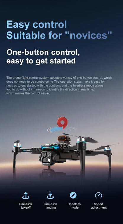 Xiaomi D13 GPS Drone 8K Triple-Camera HD Optical Flow Intelligent Obstacle Avoidance Brushless Motor Screen Remote Control Drone
