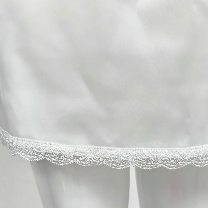 Women Sexy High Waist Satin Mini Skirt White Red Chic Streetwear Summer Elastic Waist Slim Skirt Hot Girls Casual Simple