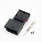1 Set 4 Pin Automotive Connector Car Ambient Light Door Light Wire Harness Plug 968813-9 838069609 0-1452576-1 968813-1