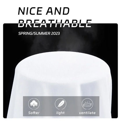 Men's Summer Breathable Sportswear Round Neck Short Sleeved Five Quarter Shorts Lightweight and Comfortable Sports Style Set