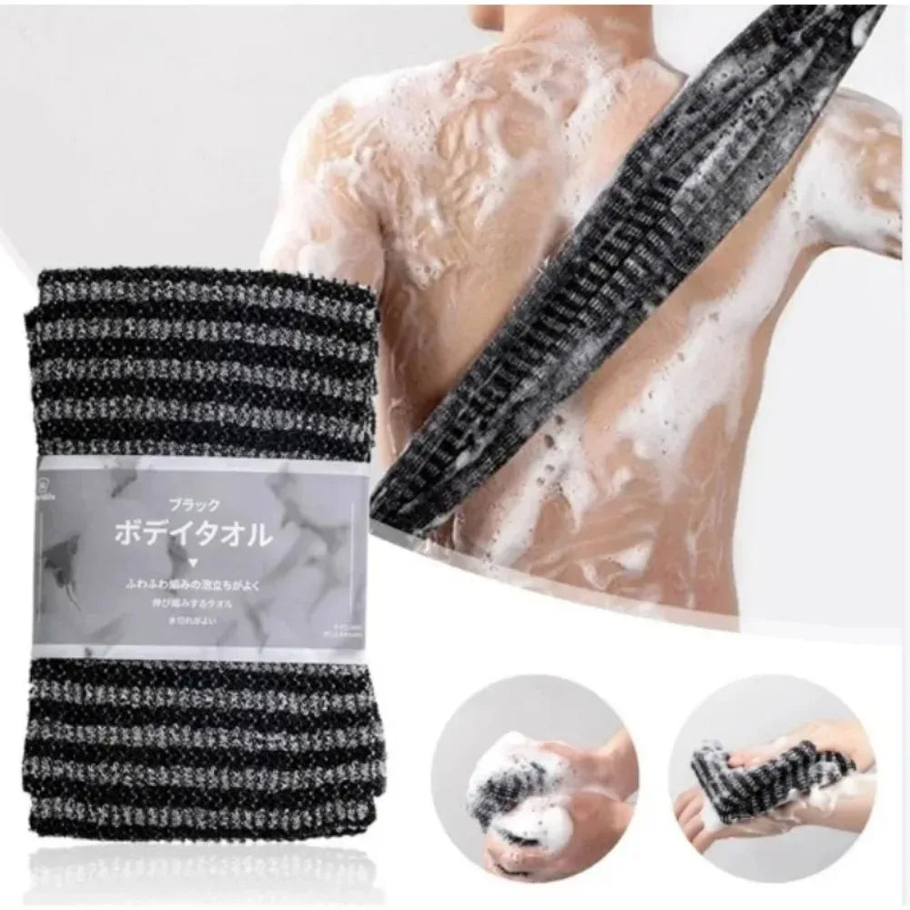 Unisex Back Exfoliating Scrub - Shower Body Scrub for Men Women, Gentle Skin Care