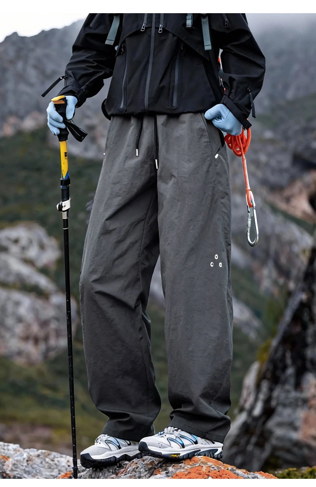 TFETTERS 2026 Spring New Arrival Outdoor Cargo Pants Man Water Repellent Windproof Oversized Curved Blade Techwear Trousers Men