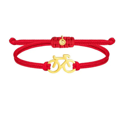 New Fashion Bicycle Bracelet Personalized Sports Cycling Periphery Pendant Bracelet Pink Bicycle Jewelry Accessories Couple Gift