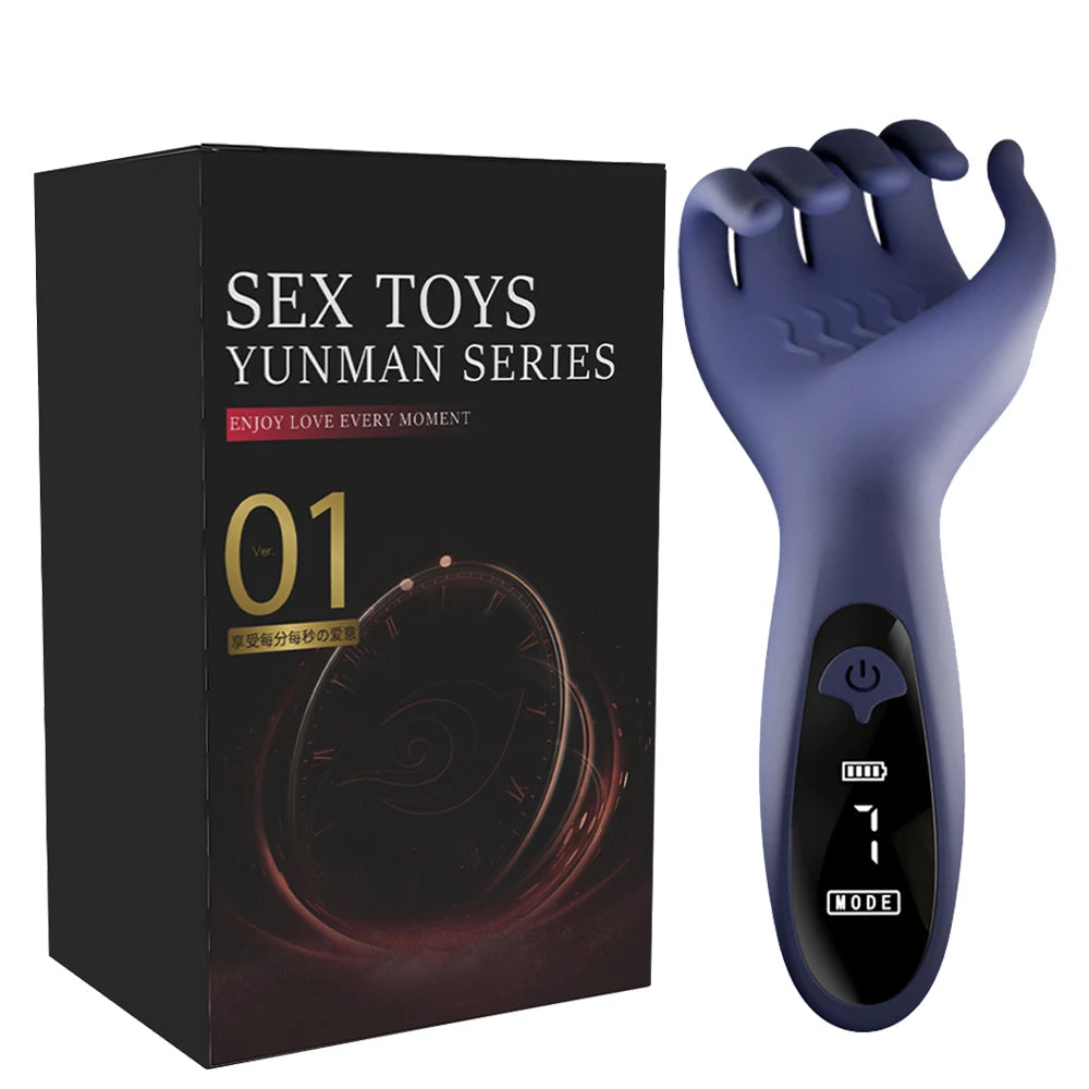 Sex Glans Trainer Penis Massage Male Masturbator 10 Speed Vibrating Glans Vibrator Sex Toys for Men Lasting Delay Endurance Exer