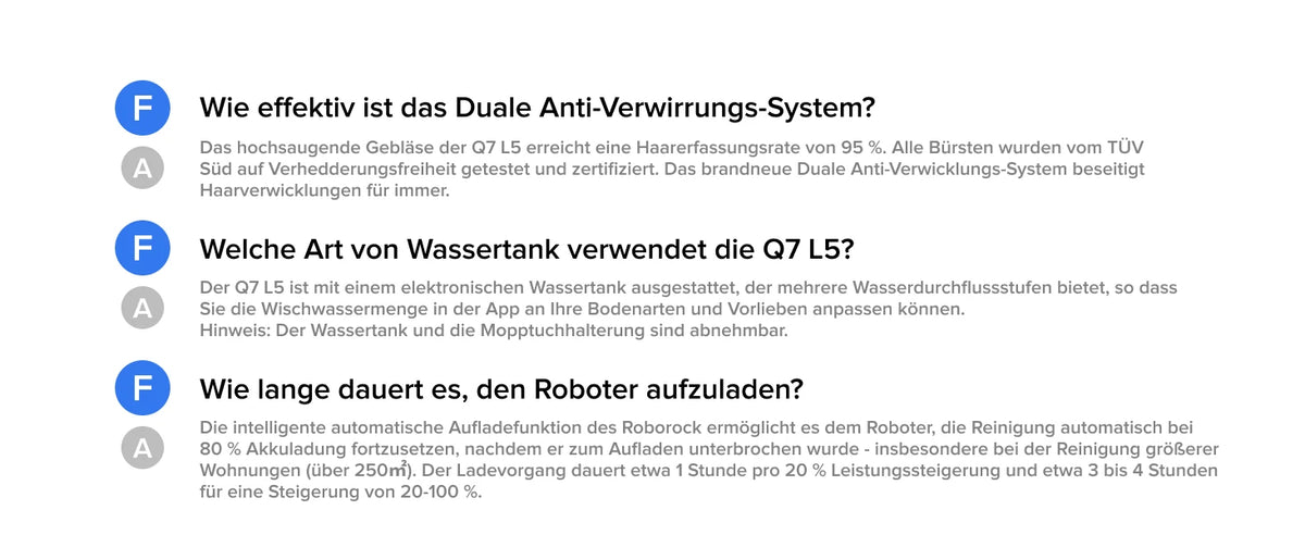 Roborock Q7 L5 robot vacuum cleaner (Q5 Pro upgraded version) has 8000Pa super suction, double anti-entanglement, precise LiDAR navigation, and intelligent restricted area.
