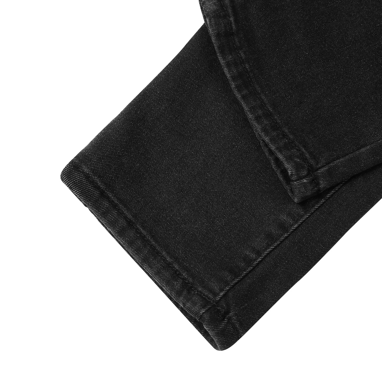 2025 New Men Slim Biker Ripped Long Denim Trousers Skinny Jeans Side Straps Zips Male Jogging Pants Destroyed Stretchy Pants