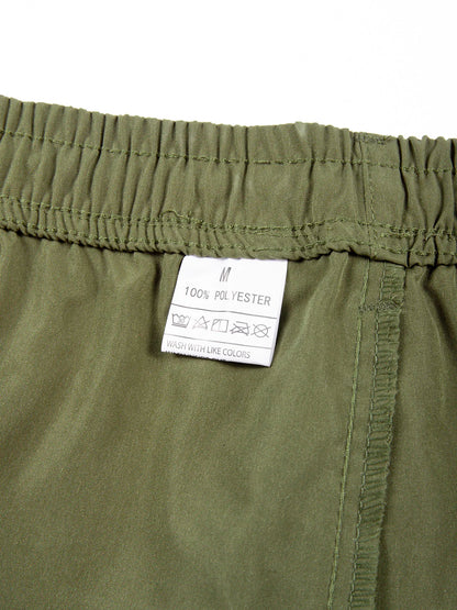 Men's Tactical Shorts Elastic Waist Cargo Work Shorts Men Outdoor Casual Street Style Jogging Shorts Loose Work Casual Shorts