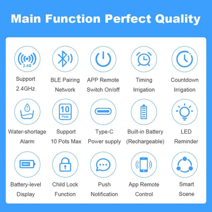 WIFI Intelligent Drip Irrigation Automatic Watering Pump System Kit Flower Plants Home Sprinkler Drip Garden Tool Work with Tuya