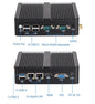 XCY Fanless Mini PC Intel Celeron J6412 N5095 2x GbE LAN 2x RS232 HDMI VGA WiFi 4G LTE Windows 10 Linux Industrial Computer