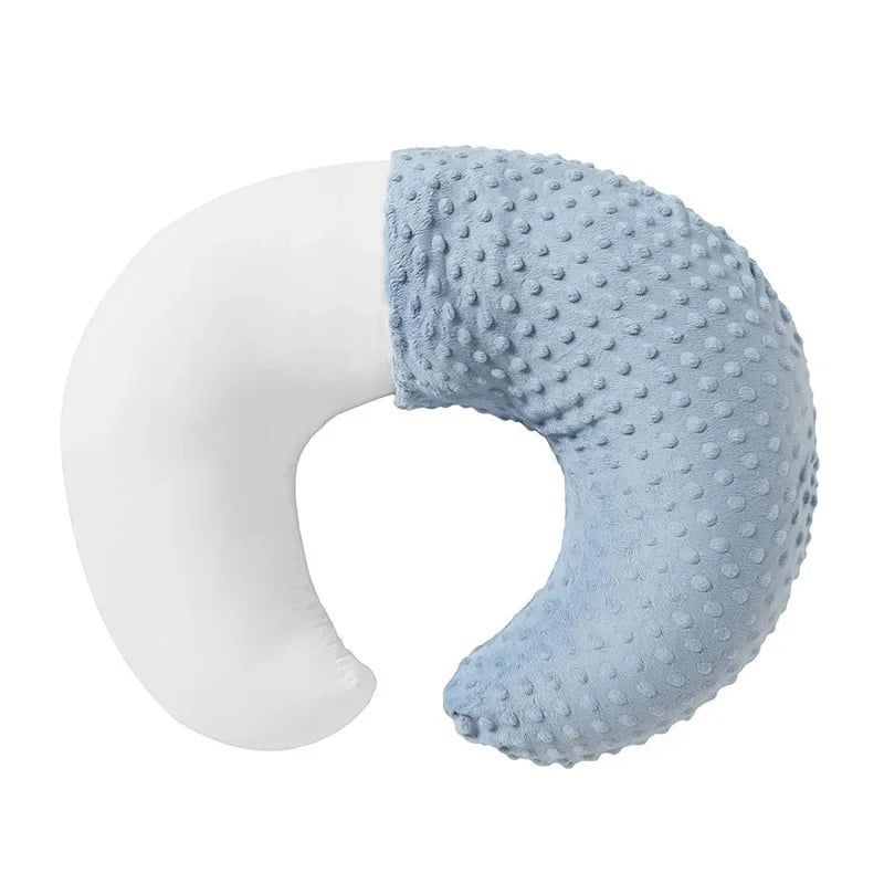 Soft Breathable Nursing Pillow Solid Color Back Support Cushion Baby Feeding Pillow Comfortable Nursing Aid Maternity Essential