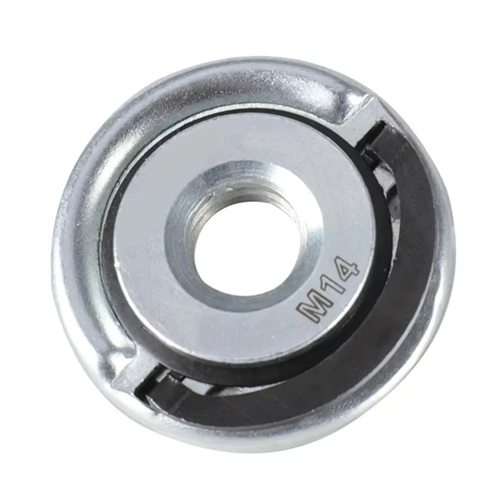 Rafford 1Pcs Quick Release Flange Nut M14 Thread Angle Grinder Flange Nut Power Chuck Pressing Plate For Diamond Cutting Disks