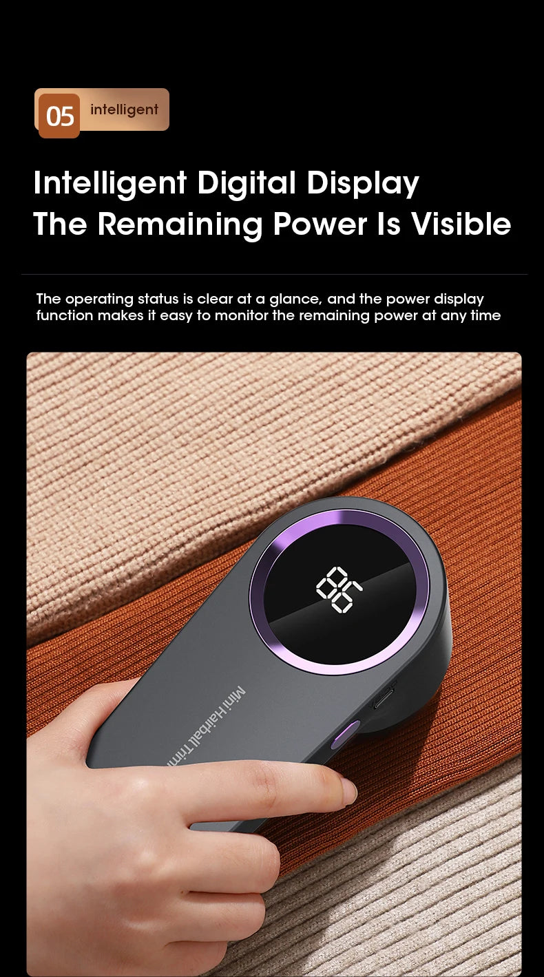 Lint Remover For Clothes USB Electric Rechargeable Hair Ball Trimmer Fuzz Sweater Shaver Reels Removal Device
