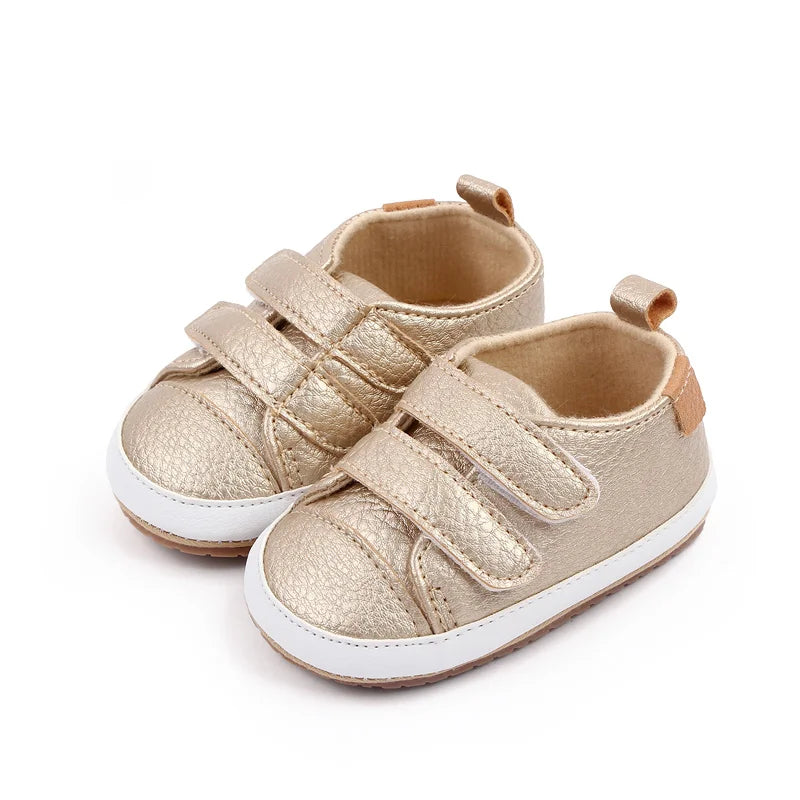 Baby Casual Sneaker Spring and Autumn Soft PU and TPR Sole Anti-slip High Quality Hot Selling 2023 New Fashion for Toddler 0-12M