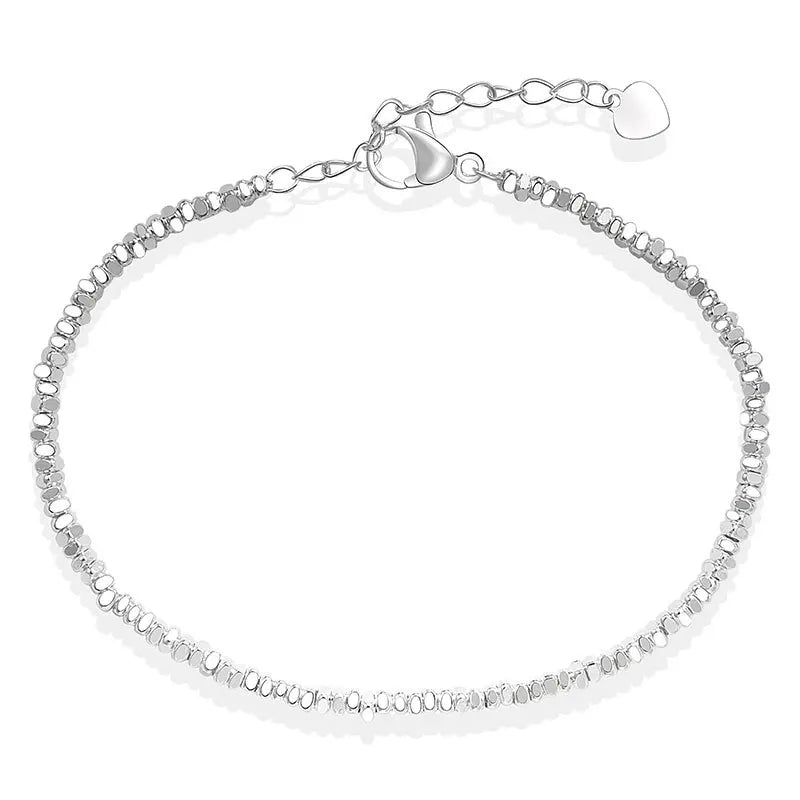 925 Sterling Silver Irregular Chain Bracelets For Women Vintage Luxury Jewelry Wedding Accessories Wholesalea Jewellery
