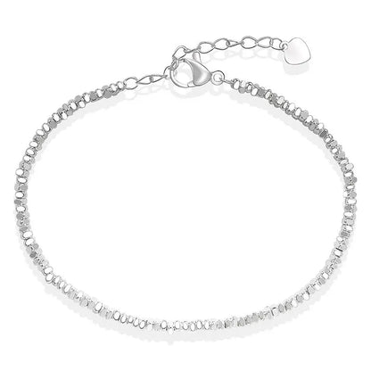 925 Sterling Silver Irregular Chain Bracelets For Women Vintage Luxury Jewelry Wedding Accessories Wholesalea Jewellery