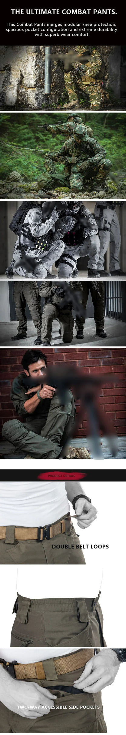 Hunting Tactical Pants Military US Army Cargo Pants Work Clothe Combat Uniform Paintball Multi Pockets Tactical Clothes Dropship