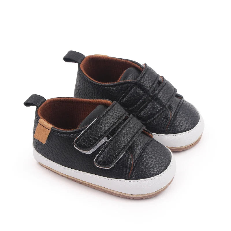 Baby Casual Sneaker Spring and Autumn Soft PU and TPR Sole Anti-slip High Quality Hot Selling 2023 New Fashion for Toddler 0-12M