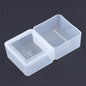 (.) Black/White Plastic Breeding Feeders Box Anti-escape Reptile Snake Feeding Bowl Double Box 2 In 1 Worm Dish