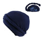 2022 New Elastic Men's Turban Hat Satin Lining Stretchy Men Bandana Indian Cap Fashion Male Hip Hop Caps Headband Biker Headwrap
