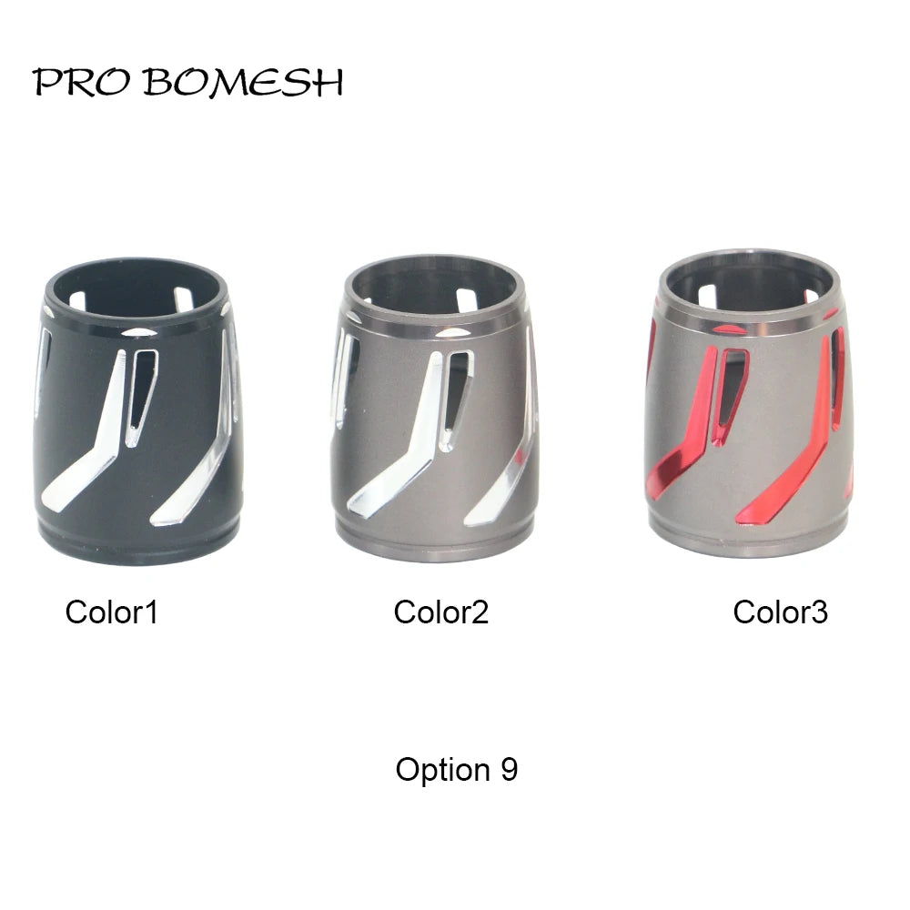 Pro Bomesh Aluminum Locking Nutt Fishing Reel Seat Decorative Trim Part DIY Fishing Rod Component Accessory