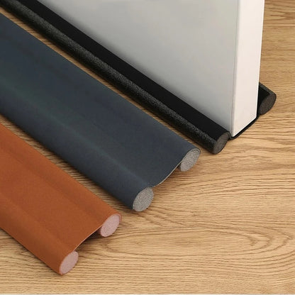 New 2/1PC Windproof Seal Strips Draught Excluder Stopper Door Bottom Guard Double Protector Doorstop Blocker Sealer Soundproof