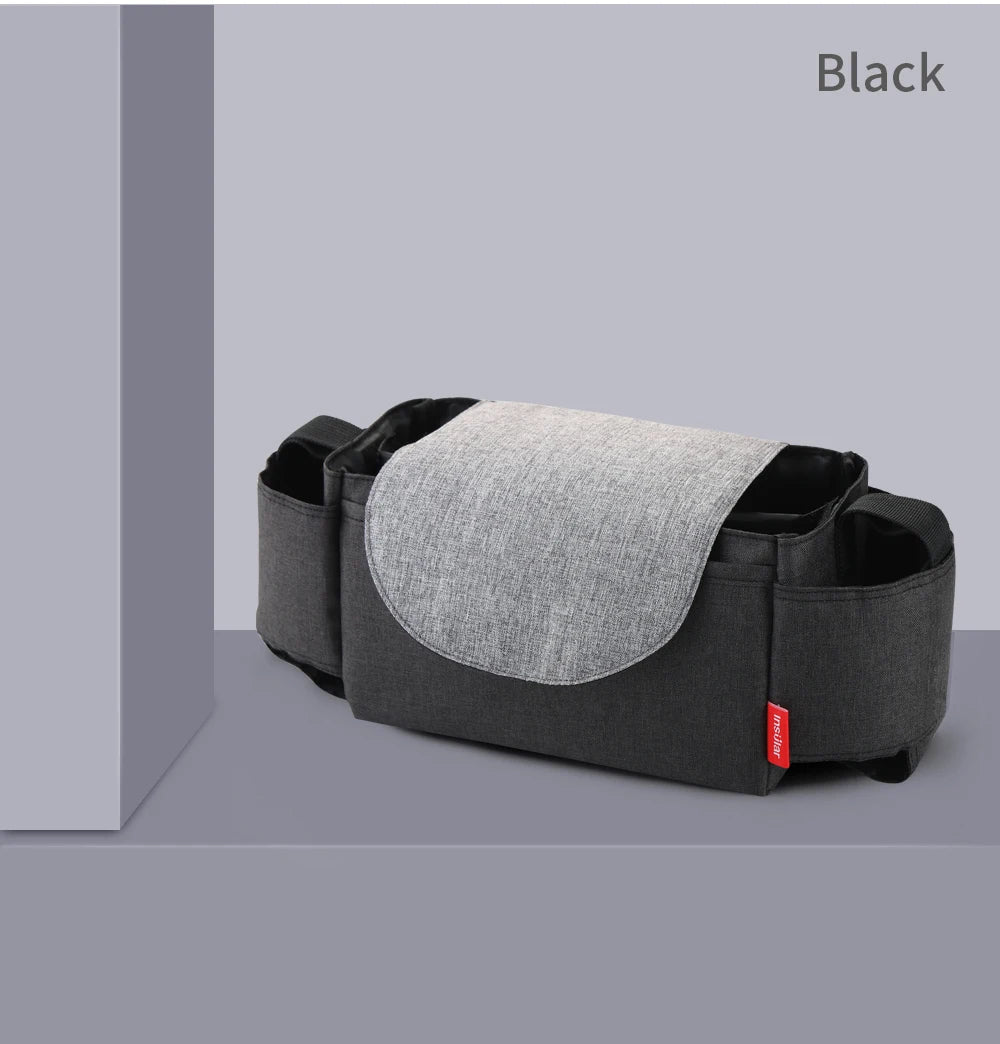 Baby Stroller Bag Pram Organizer Stroller Accessories Stroller Cup Holder Cover Trolley Organizer Pouch Travel Accessories