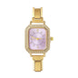 Fashion Colorful Dial Square Stainless Steel Women Watch Head Fit 9mm Bracelet For Party Friend Wife Birthday Jewelry Gifts