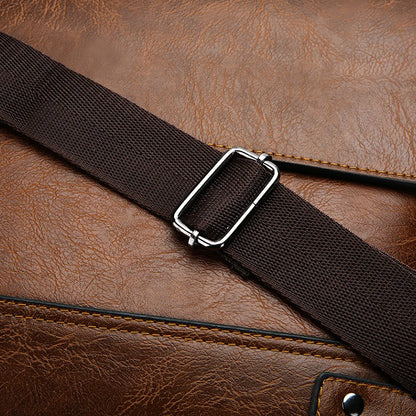 Shoulder Bag, Men's Crossbody Bag, Business Bag, Large Capacity, For Business Trips and Work
