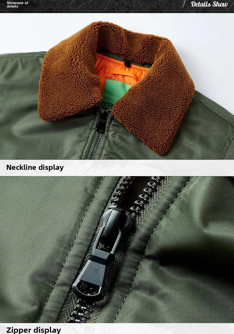 Warm Men's jackets Thick Brand Luxury Winter Down Jacket Coats Parkas Pilot Jackets Outwear Padding Padded Puffer Jacket HXY282