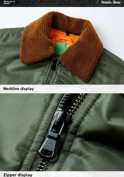 Warm Men's jackets Thick Brand Luxury Winter Down Jacket Coats Parkas Pilot Jackets Outwear Padding Padded Puffer Jacket HXY282