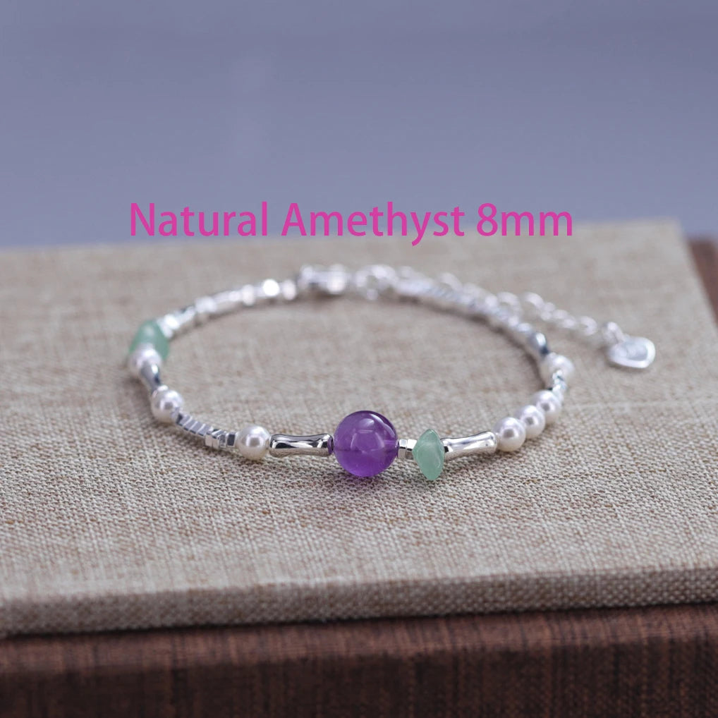 VENTFILLE 925 Sterling Silver Butterfly Bracelet for Girl Bead String Design Insect Fashion Versatile Jewelry Gift Dropshipping