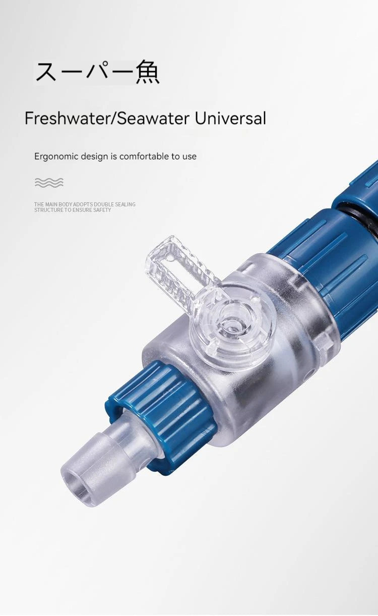 12/16mm Aquarium Water Control Valve Hose Double Tap Quick Release Connector Fish Tank Filter Barrel Replace Connector Acuarios