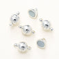 4/6pcs/lot 8*14MM 14K/18K Gold Plated Metal Brass Magnetic Bracelet Clasp Beads for DIY Jewelry Making Findings Accessories