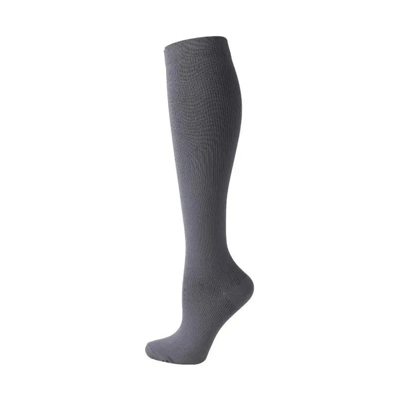 19 Styles Compression Stocking Blood Circulation Promotion Slimming Compression Socks Anti-Fatigue Comfortable Solid Color Socks