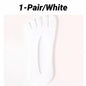 1/5 Pairs Summer Men's Invisible No Show Five Finger Socks Thin Velvet Non-Slip Mesh Breathable Elastic Solid Silk Soft