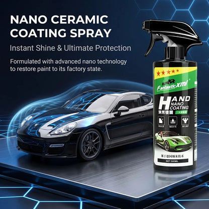 This 500ml large-capacity nano-ceramic paint coating protective liquid is suitable for DIY paint repair, anti-oxidation, anti-fading, hydrophobic, and anti-fouling applications. One bottle can be used on multiple car models a