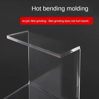 5mm Thick Acrylic Clear Storage Rack Desktop Display Cosmetics Storage Table Elevated Partition Board Toy Perfume Storage Rack