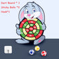 Animals Dart Board Games for Kids Montessori Target Sports Game Toys with 2 Sticky Balls Educational Games for Children Boy Girl