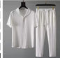 (Shirt+Trousers) 2026 Summer New Arrival Men Fashion Classic Shirt Men Business Casual Shirts Men a Set of Clothes Size M-4XL