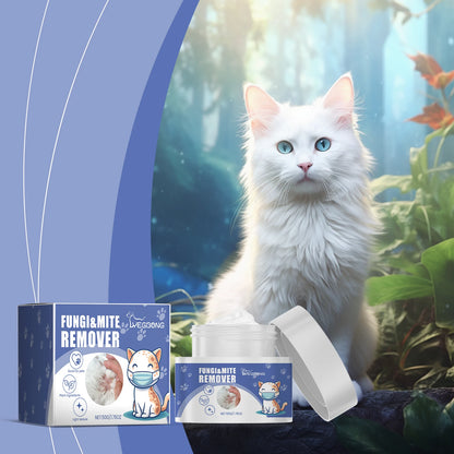 Pet Mite Removal Cream Effectively Combat Mites Quickly Clean Pets Skin Relieve Skin Itching and Discomfort Fungi & Mite Remover