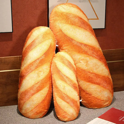 French Bread Plush Pillow Stuffed Printing Images Food Plushie Peluche Party Prop Decor Sleeping Companion Man Gift