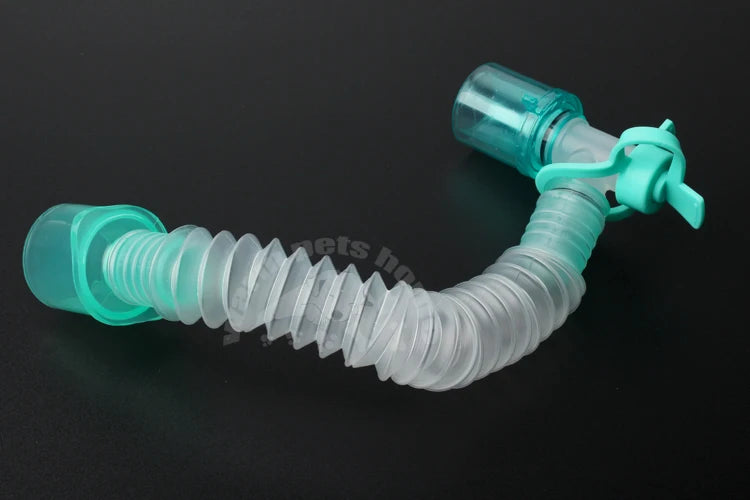 Catheter Mount Extension Tube Double Swivel Elbow Use Anesthesia Breathing Circuit with Gas Sampling Port