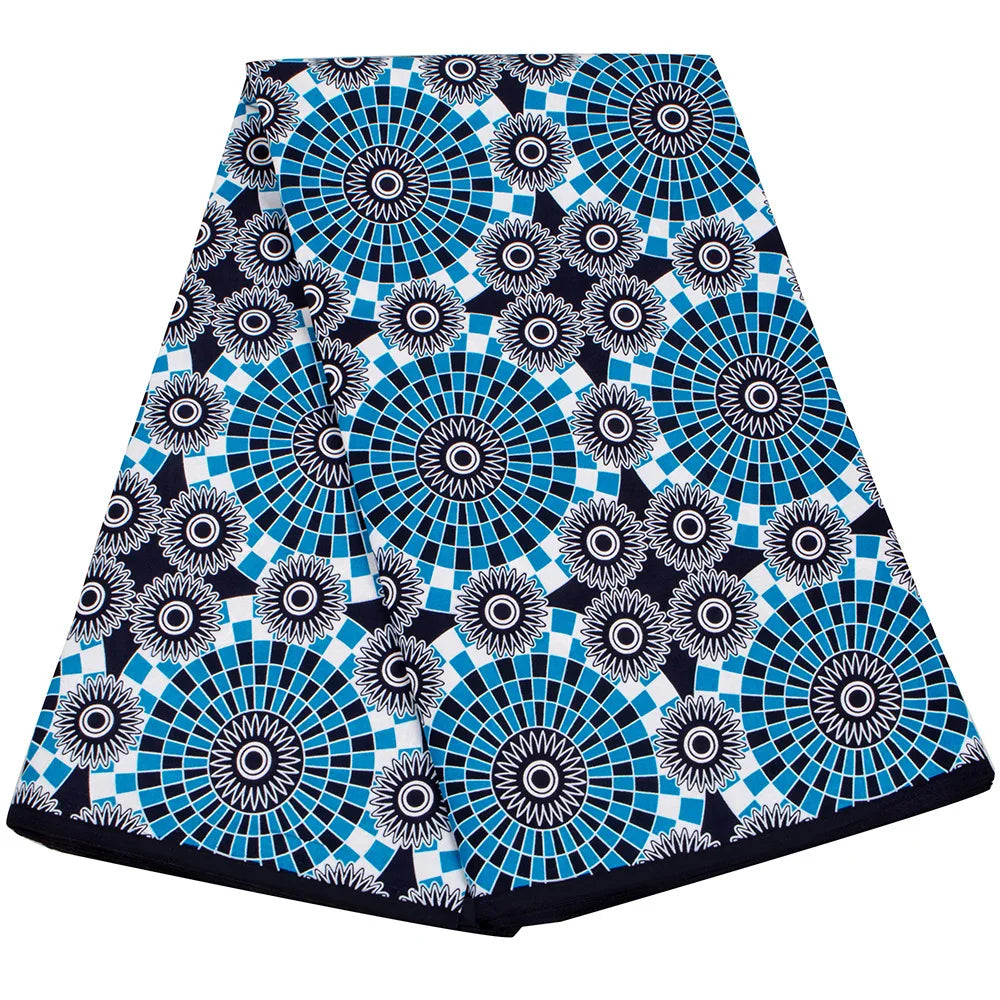 Bintarealwax African Real Wax Prints Fabric Ankara Cotton Material High Quality African Fabric For Party Dress 24FS1380