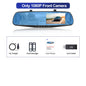 4.3 Inch 1080P Night Vision Camera Dual Lens DVR  Rearview Mirror Dashcam Car Dvr Dash Camera Car Video Recorder Auto Bluck Box
