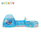 IMBABY 3 in 1 Ball Pool Folding Tent Tunnel for Children Ball Pit Playpen Crawling Tunnel Playground Corral Demgames Games Fence