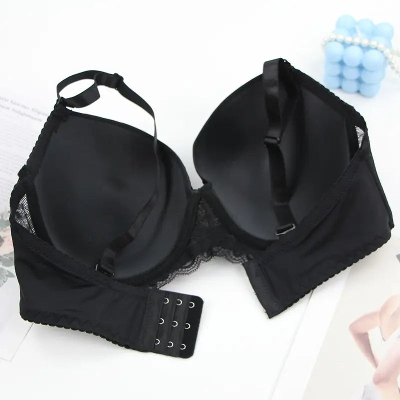 DaiNaFang Push Up Breathable Bras Bow 34/75 36/80 38/85 40/90 42/95 44/100 BCDE Cup Underwear For Women Plus Size Lingerie