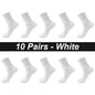 10Pairs/Lot Men Combed Cotton Socks Black Casual Business Breathable High Quality Man Sock New For Male Plus Size EU38-48
