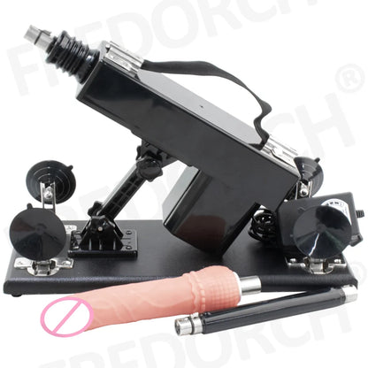 FREDORCH Upgraded Sex Machine for Women with Dildos Automatic Masturbation Machine Pump Gun Love Machine Couple Sex Toys