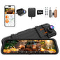WOLFBOX M40 Dash Cam 4K+1080P With Voice Control ADAS Built in 5GHZ WI-FI and GPS Video Recorder Front and Rear Dash Camera