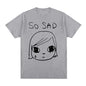 Yoshitomo Nara Sad Vintage T-shirt Japan Party Cotton Men T shirt New Tee Tshirt Womens Tops